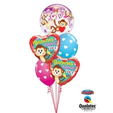 Bukiet 330 Love Monkeys Qualatex #40193 21841-2 40863-2